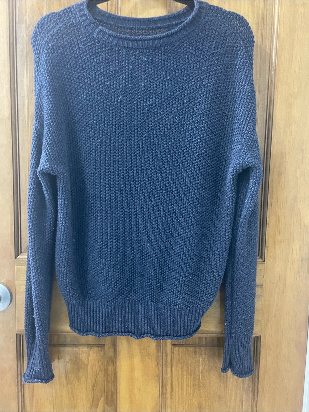 Navy Blue Crewneck Sweater - Picture 5 of 5